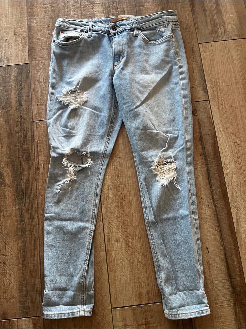Joe's Jeans Sylvia Skinny Ankle Light Blue Skinny Ankle Denim Jeans